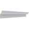Ekena Millwork 5 7/8"H x 4 3/4"P x 7 1/2"F x 94 1/2"L Nestor Greek Key Crown Moulding MLD05X04X07NS - alternate 2